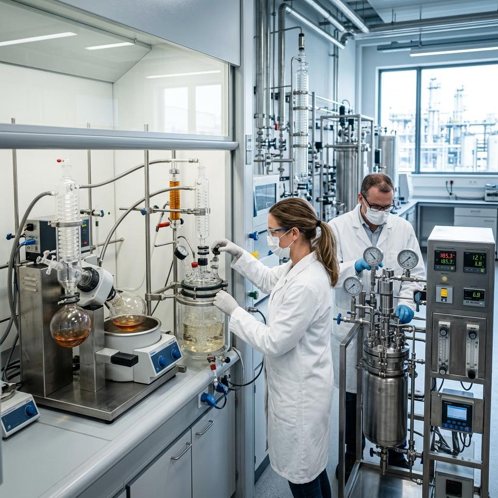 Precious-metal refining laboratory